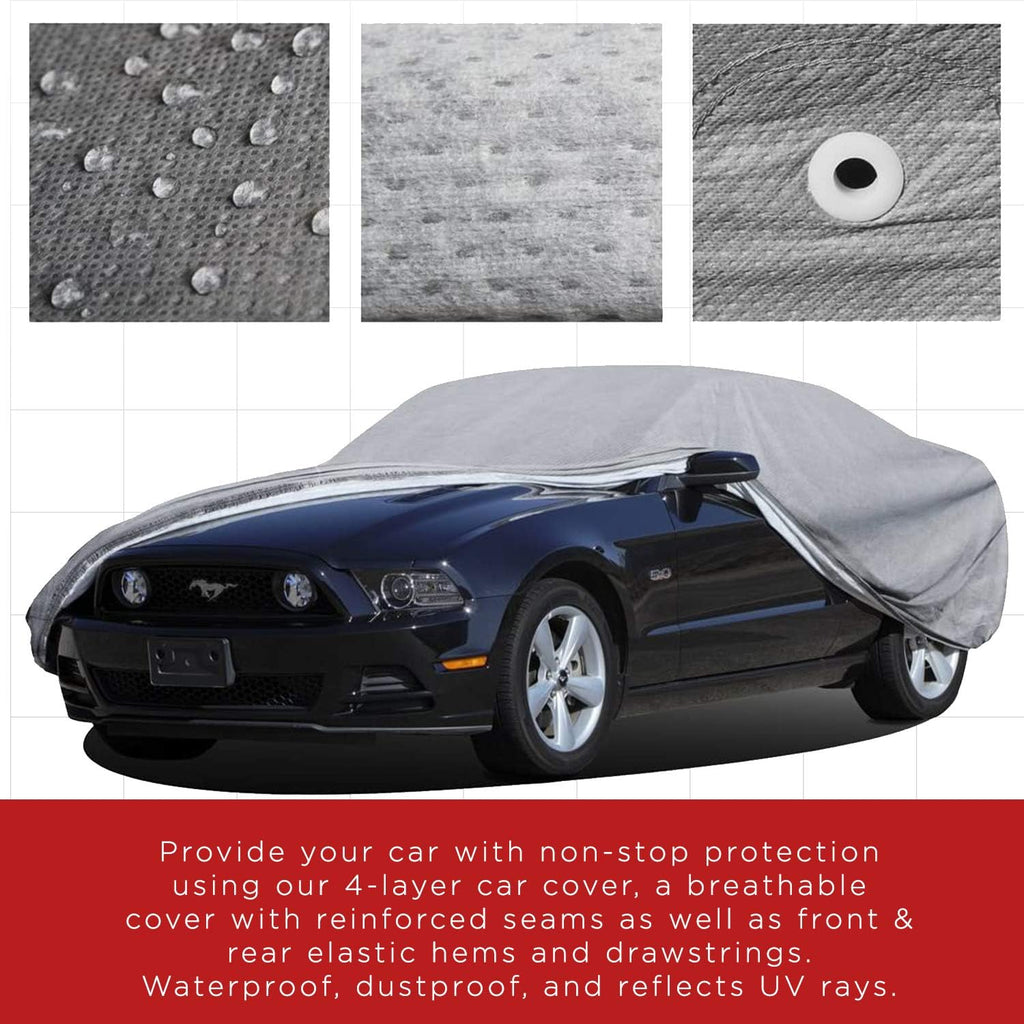 Small Lightweight Indoor Full Car Cover with UV Protection Fabric L387