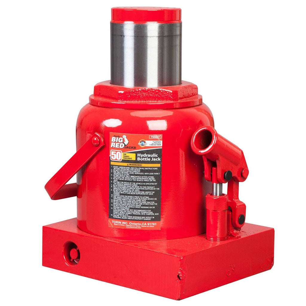 50 Ton Heavy Duty Hydraulic Steel Bottle Jack Q285011