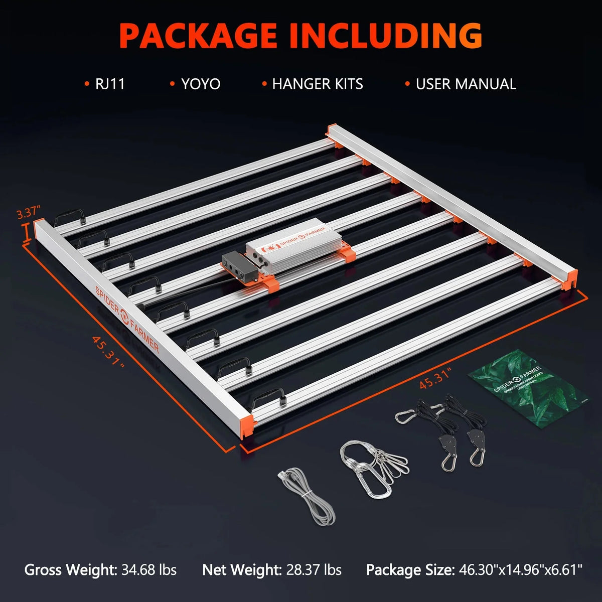 Full Spectrum LED Grow Light G18540