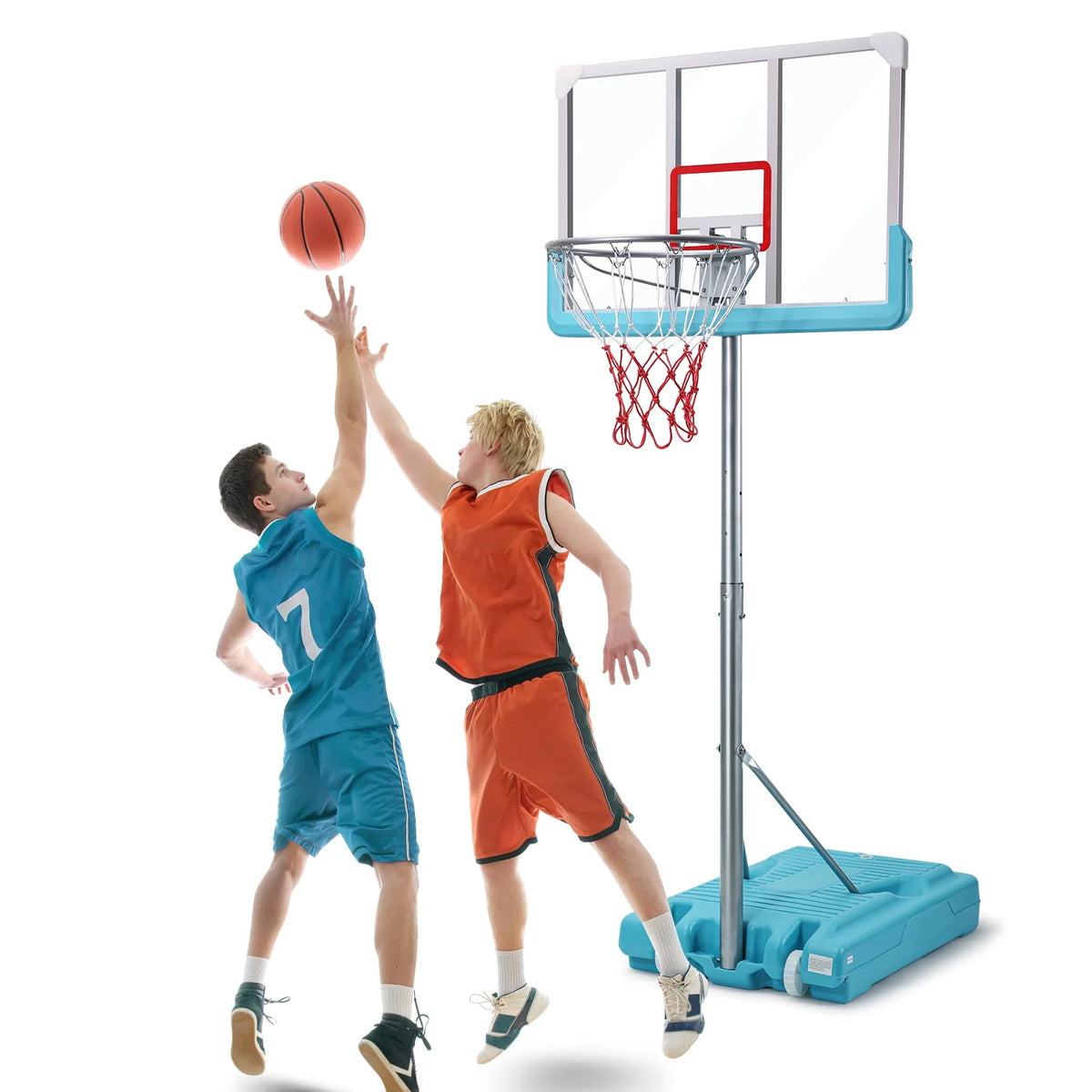 Portable PVC Basketball Hoop with Backboard O2294