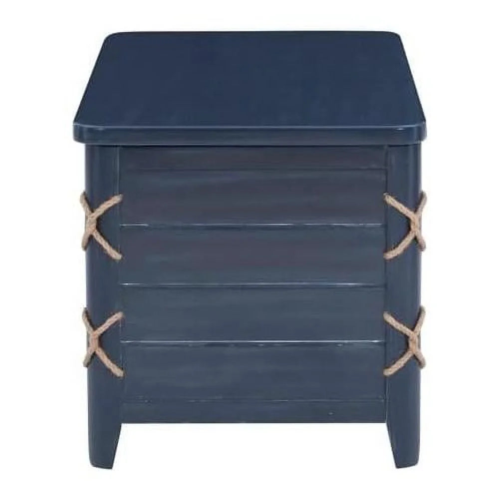 Blue Wood Storage Chest C1278