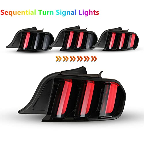 Euro Style LED Tail Lights Rear Lamps (Clear) I964
