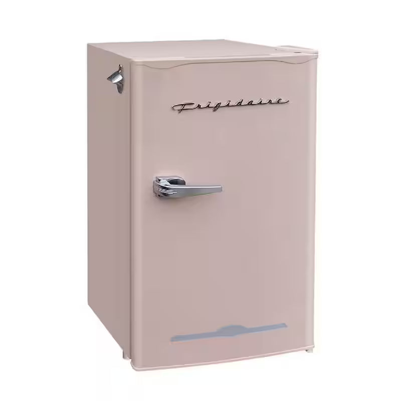 Coral Pink Retro Mini Fridge P724393
