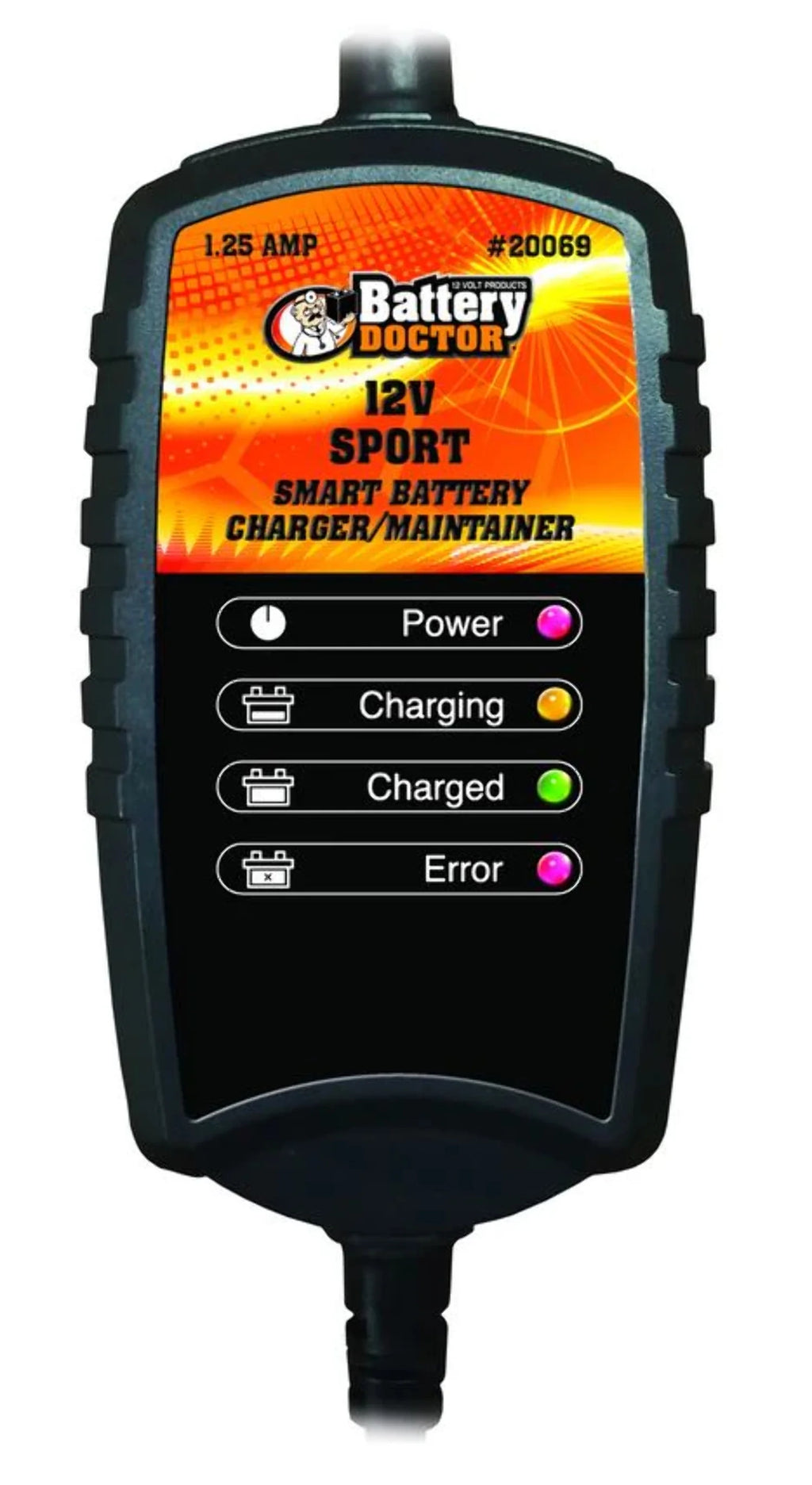 12V 1.25 AMP Smart Automatic Battery Charger and Maintainer V3008