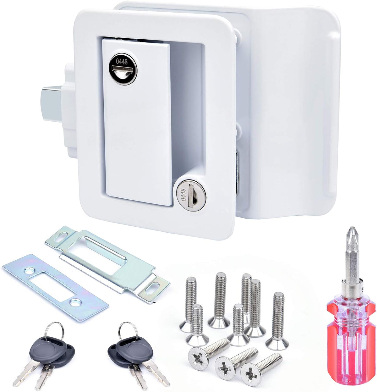 RV Entry Door Lock with Paddle Deadbolt Q298
