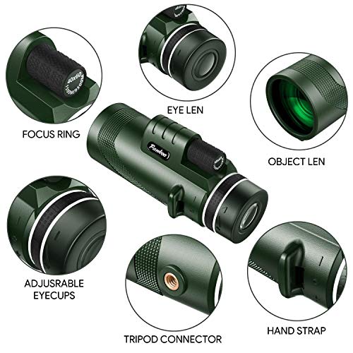 16X52 High Power Prism Compact Monocular Telescope Q906165