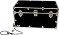 Large Storage Chest with Anchoring Cable Lock - 32 x 18 x 16.5 Inches Y2499