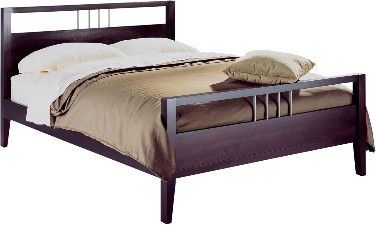 California King Espresso Platform Bed R9021