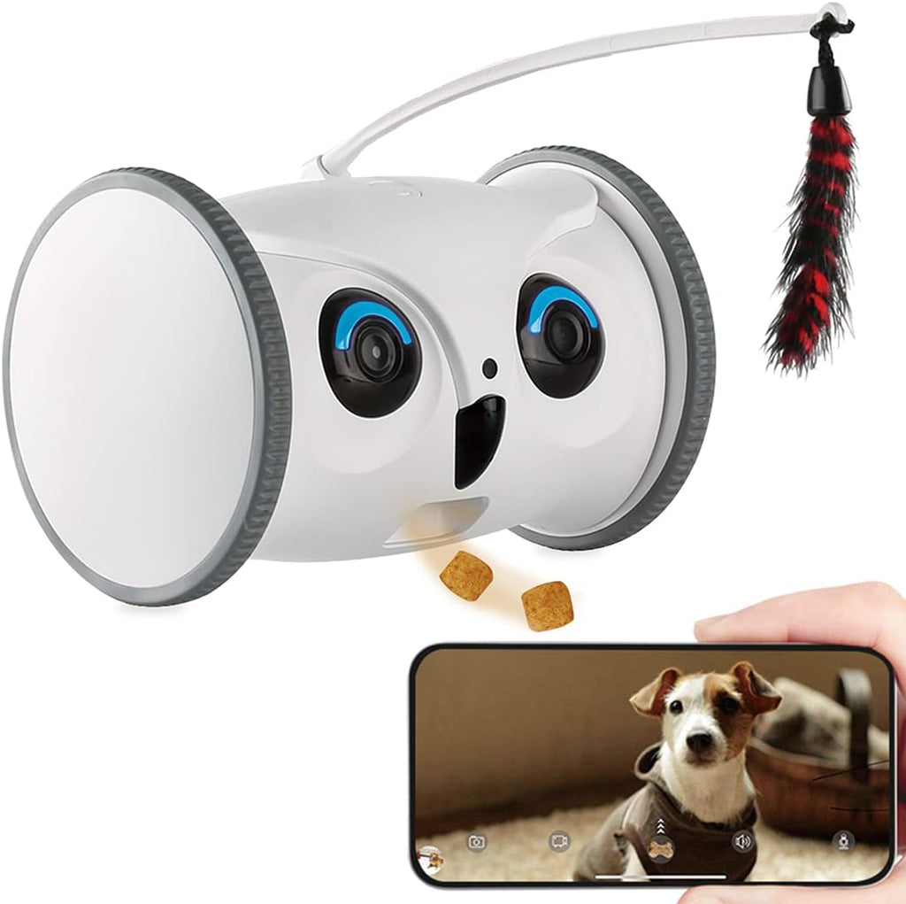Pet Camera Treat Dispenser Interactive Toy with Remote Phone App Control 1080P FHD Z8998