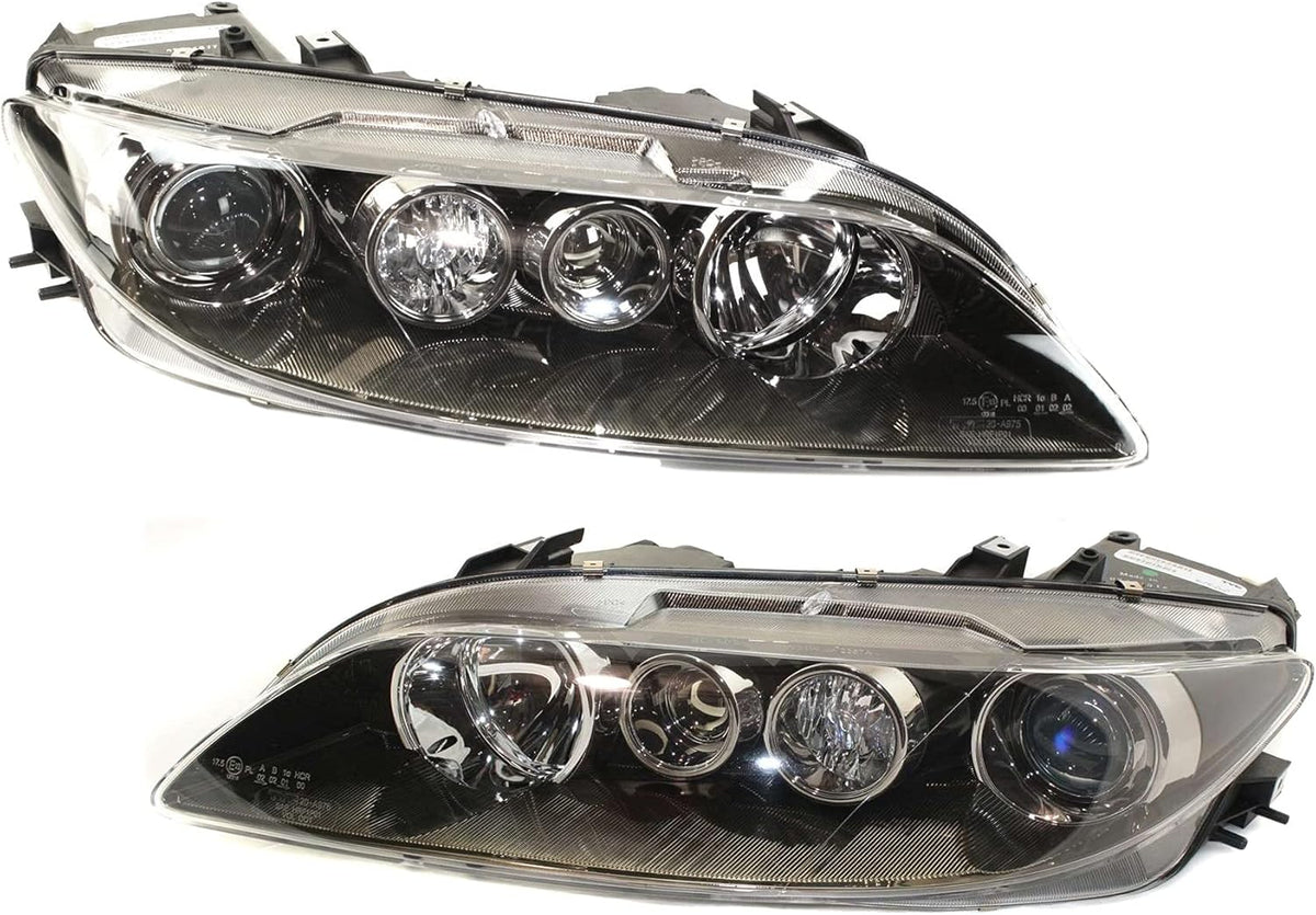 Headlight Lens and Housing Set of 2 Q8510