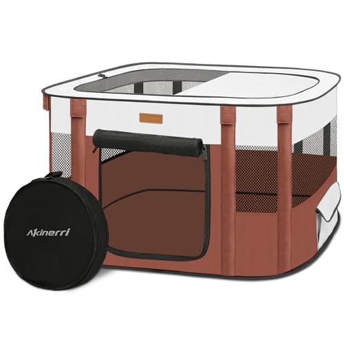 Black Small Foldable Pet Playpen with Carry Bag N8044