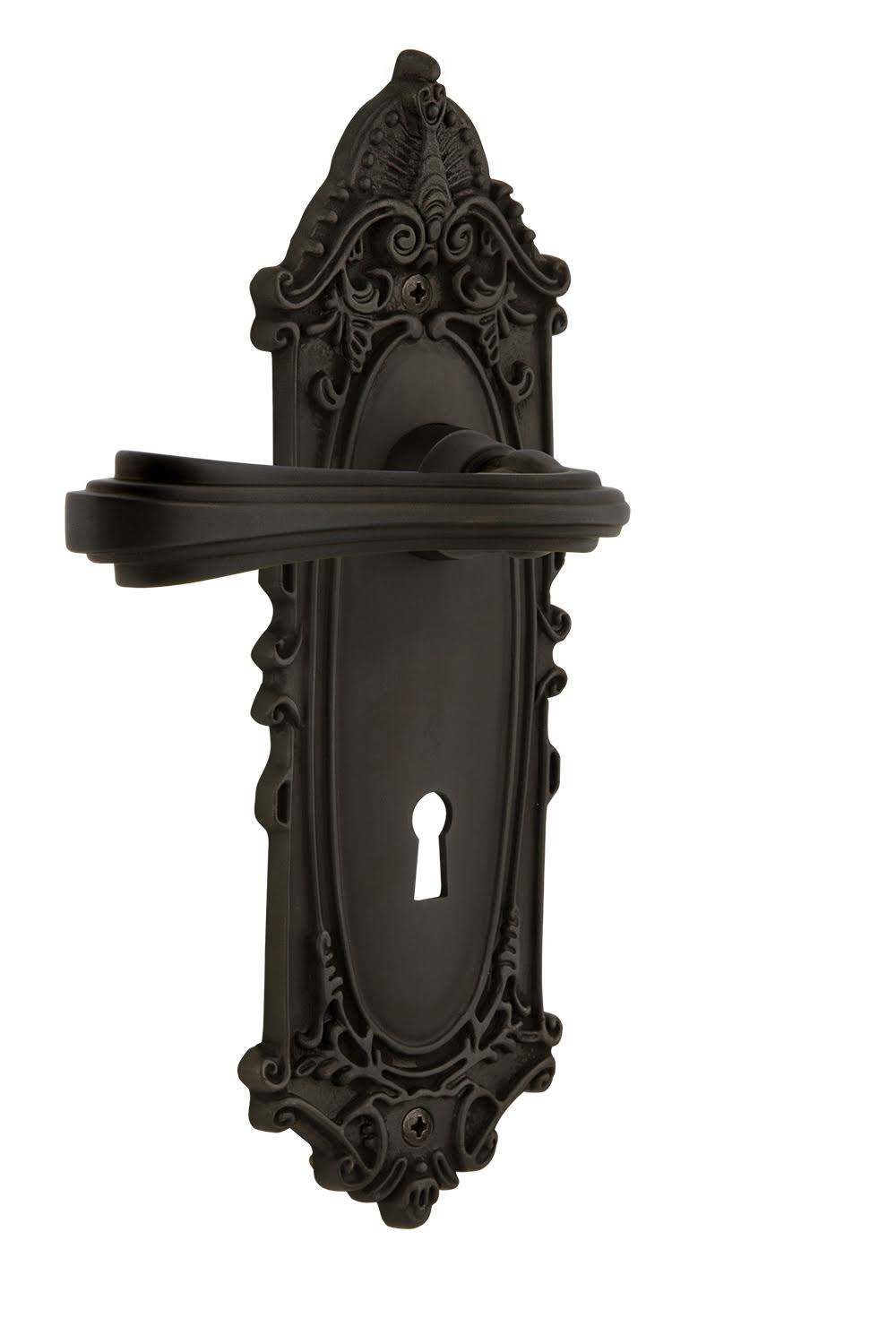 Oil-Rubbed Bronze Privacy Door Lever Set O11468