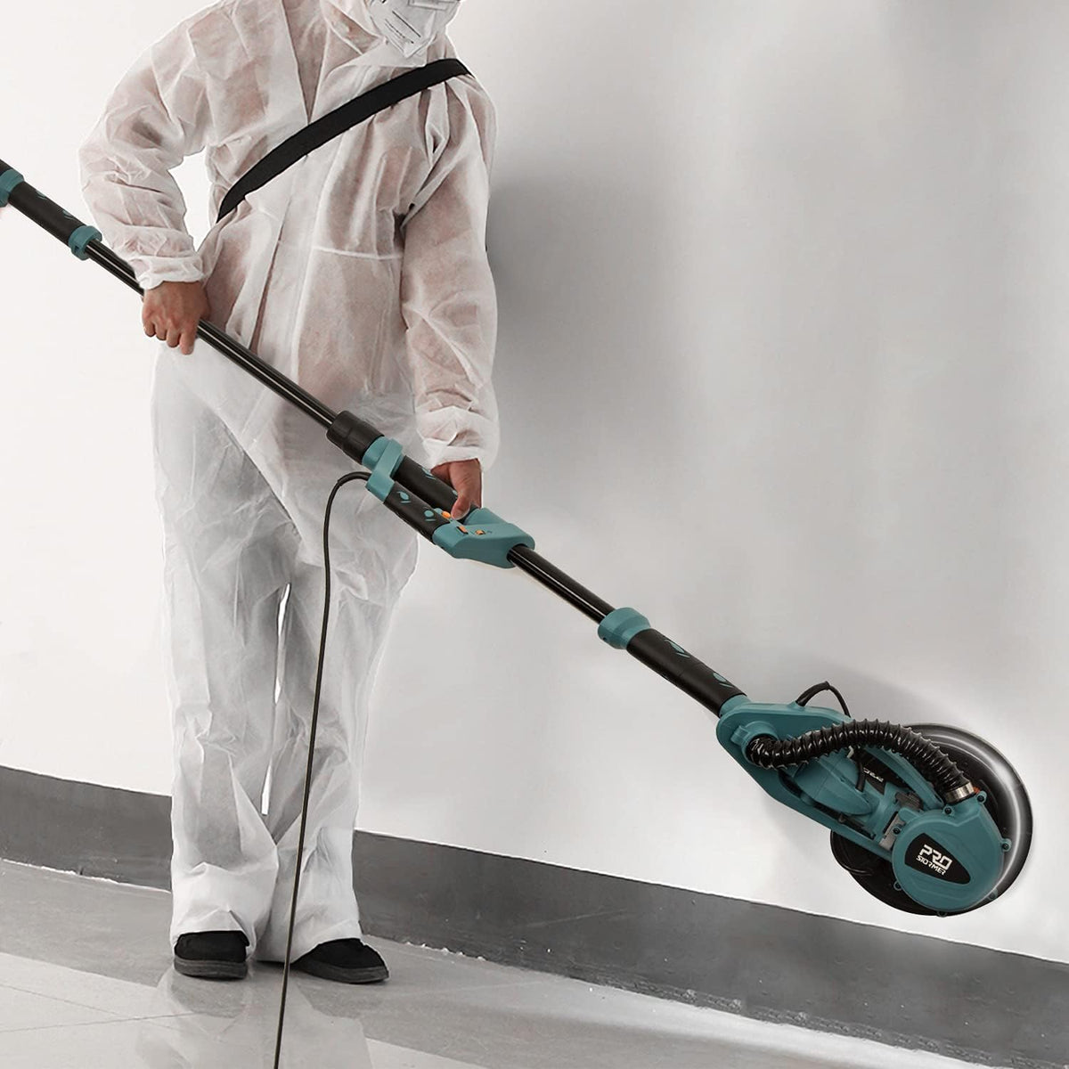 6.5A Electric Drywall Sander with Vacuum and 13Pcs Sanding Pads K58233