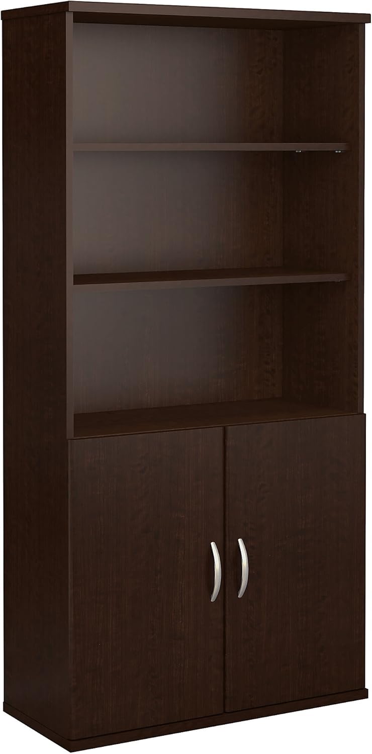 36W 5 Shelf Bookcase with Doors Y347363