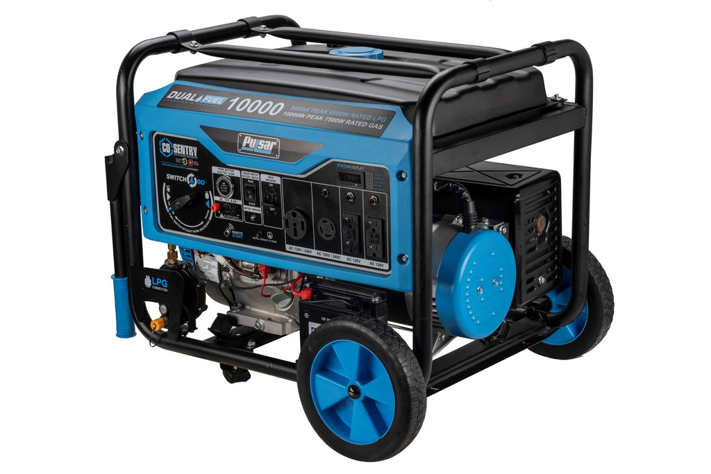 10,000 Watt Dual Fuel Portable Generator with Remote Start S6660
