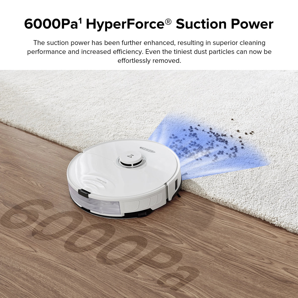 Robot Vacuum Cleaner and Sonic Mopping with DuoRoller Brush, 6000 Pa C67604