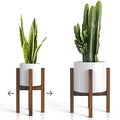 Mid Century Solid Wood Acacia Plant Stand D45680