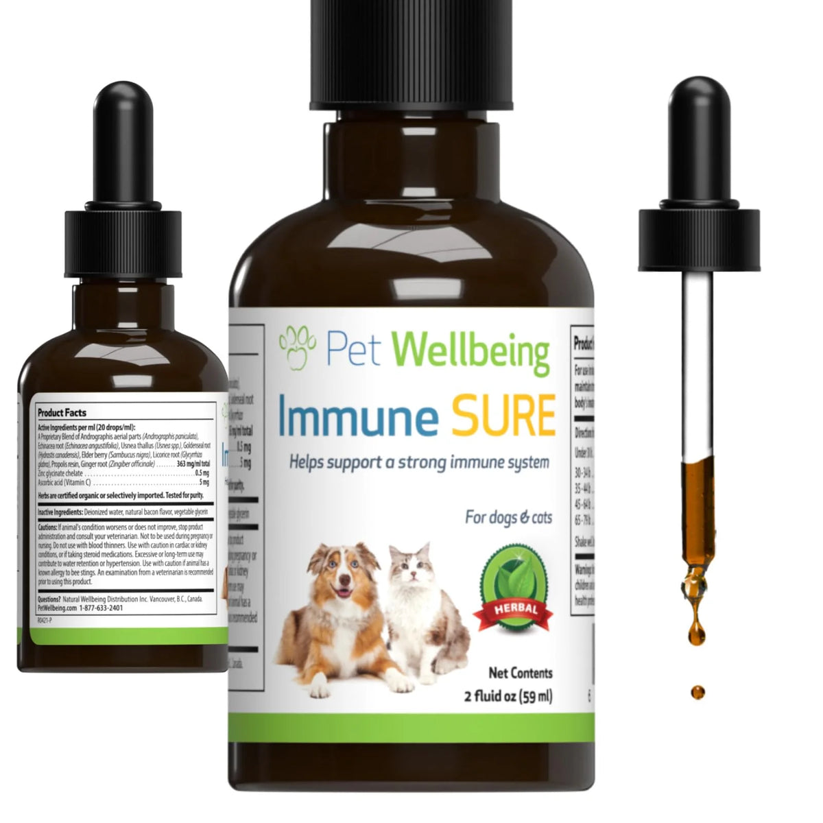 2 oz Herbal Immune Supplement for Dogs Z34809