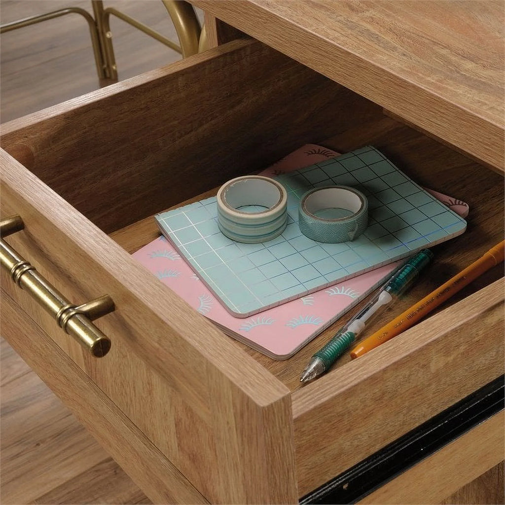 L-Shaped Engineered Wood Desk M360
