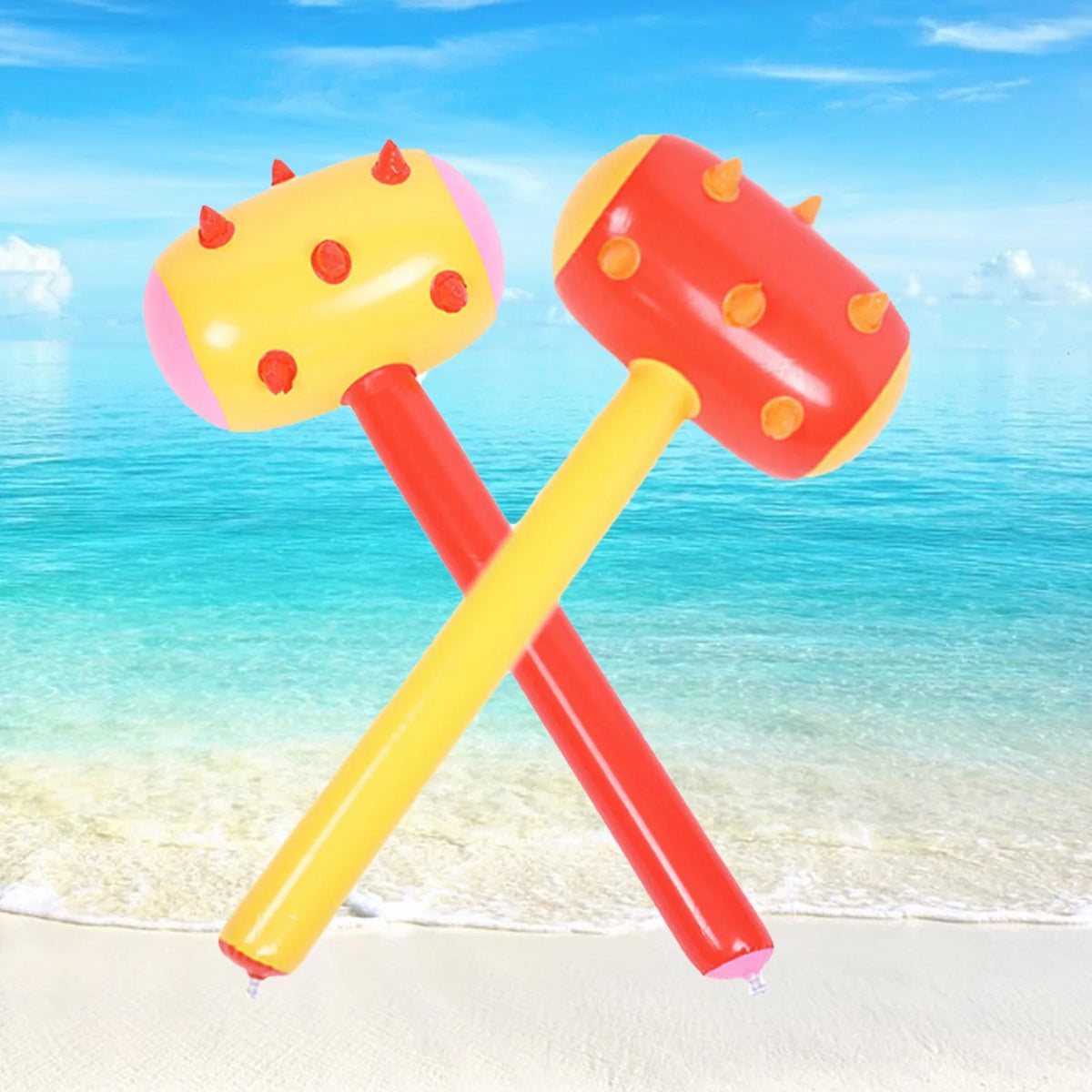 Inflatable Toy PVC Wolf Teeth Hammer A17954