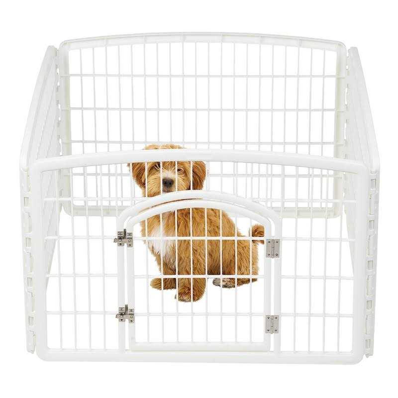 4-Panel Pet Playpen with Door L6096