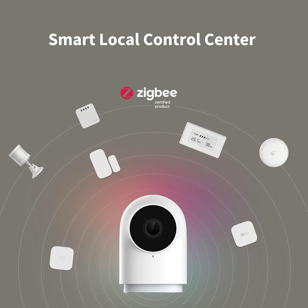 1080p HD Indoor Security Camera Hub with Night Vision, Two-Way Audio, Zigbee Hub, Pack of 2 C3945