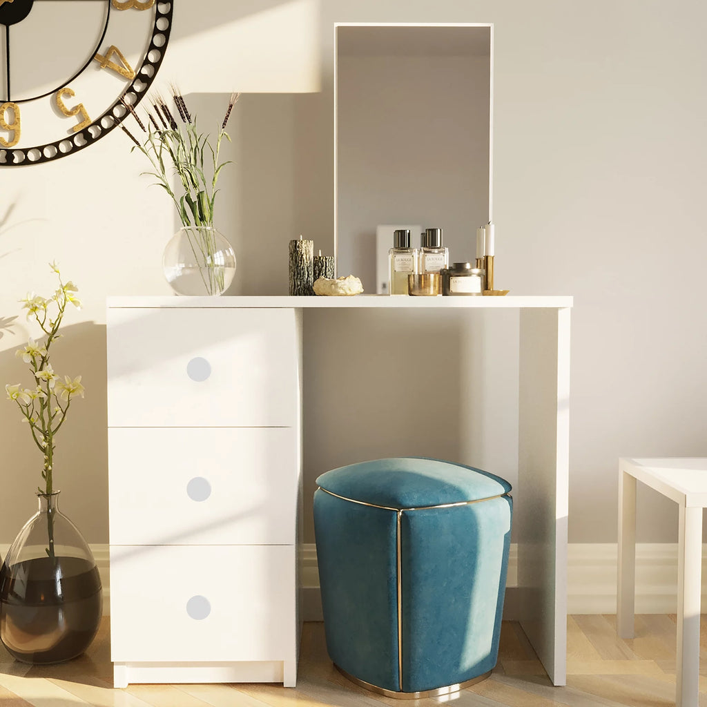 Modern White Vanity Table Y51739