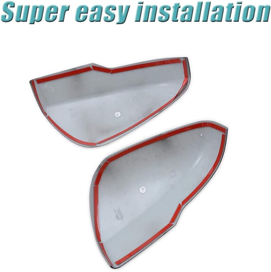 Car Side Rear View Mirror Guard Cover Caps Trims (Carbon Fiber) W895570