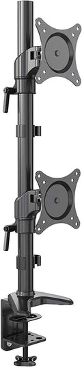 Vertical Dual Monitor Mount, 15-27 Height Adjustable, VESA Mount S73174