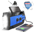 Emergency Weather Crank Solar NOAA AM FM Radio with Flashlight and Power Bank Y1910