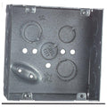 2-Gang 4 in. 2-1/8 in. Deep 42 Cu. in. New Work Metal Square Electrical Box (Case of 20) A44782