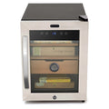 1.2 cu. ft. Stainless Steel Digital Cigar Humidor with Spanish Cedar Shelves N108