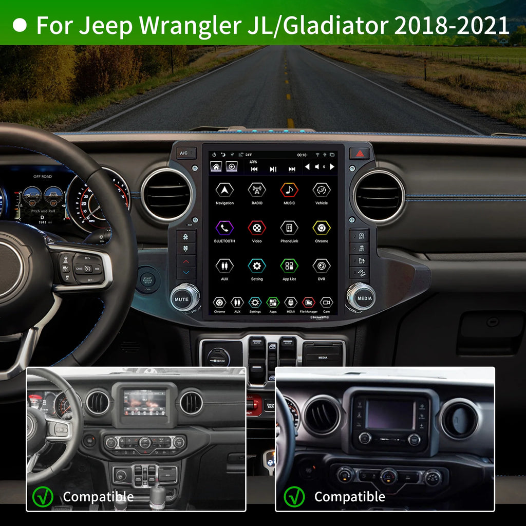 12.1 inch Touch Screen Car Radio Stereo with Apple Carplay U1028