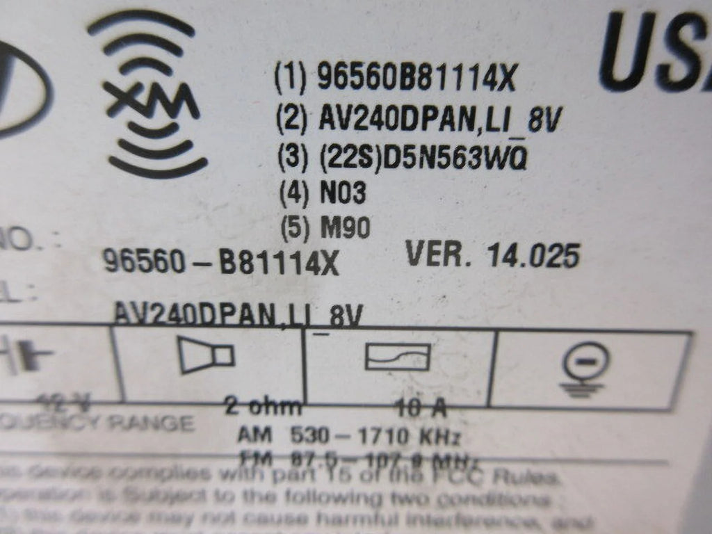 Pre-Owned Hyundai Santa Fe GPS Navigation Radio Receiver V730