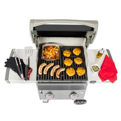2-Burner Liquid Propane Grill, Black N466