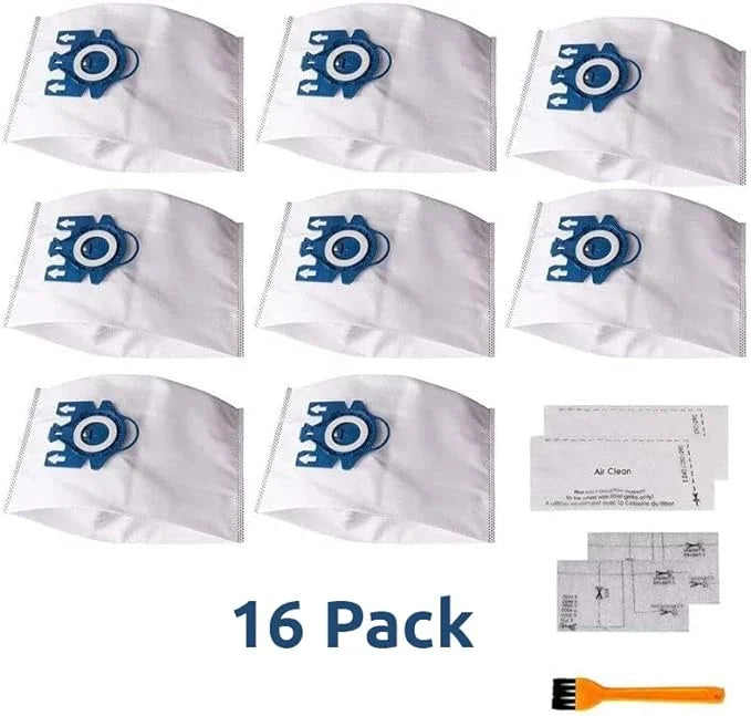 3D Vacuum Cleaner Bags 16 Dust Bags + 4 Set Filters K4988
