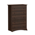 Espresso 5-Drawer Chest U865