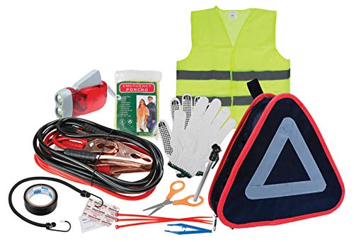 11Pc Roadside Emergency Kit W8526