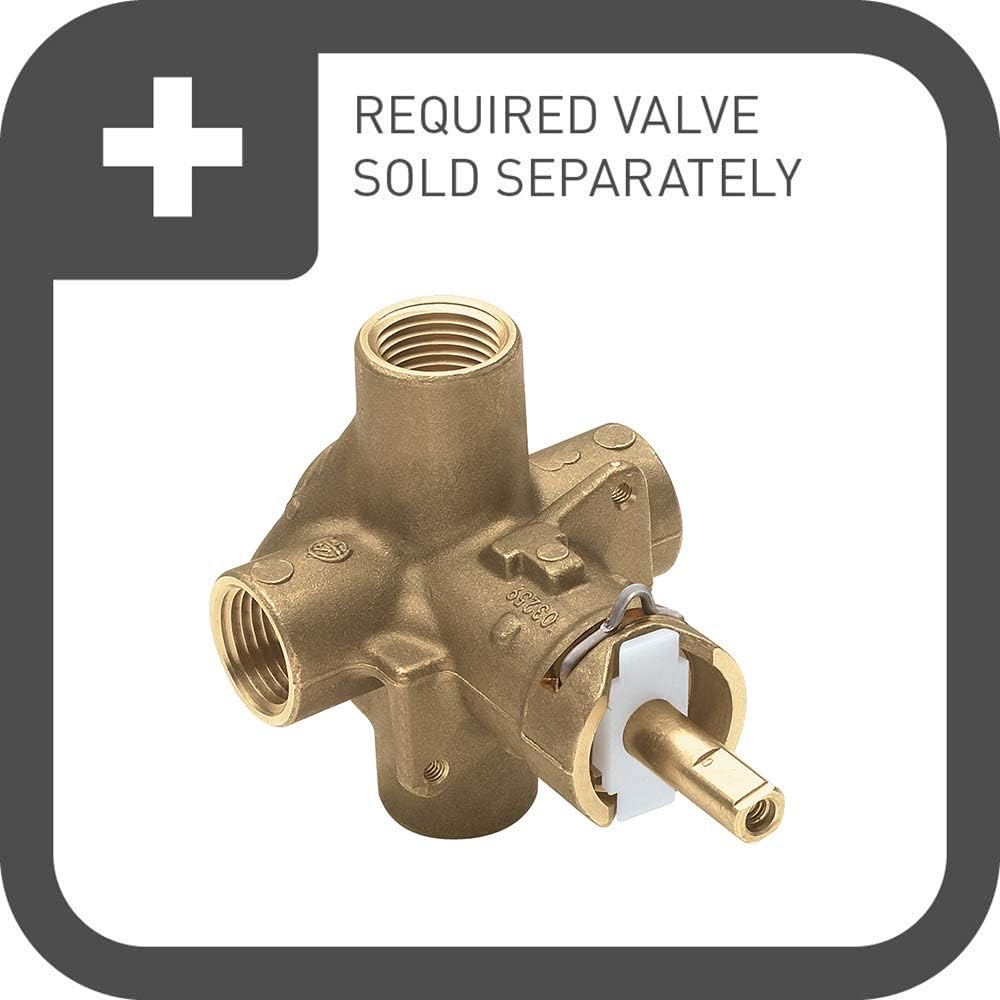 Chrome Shower Only Valve Trim Pack of 2 F888