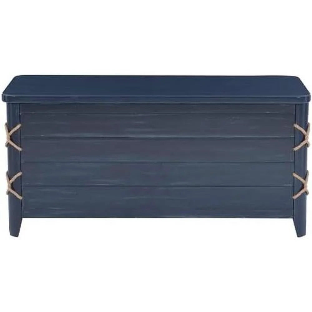 Blue Wood Storage Chest C1278