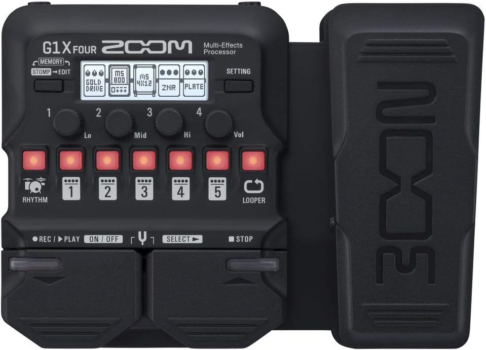 Guitar Effects Processor with Expression Pedal J500829