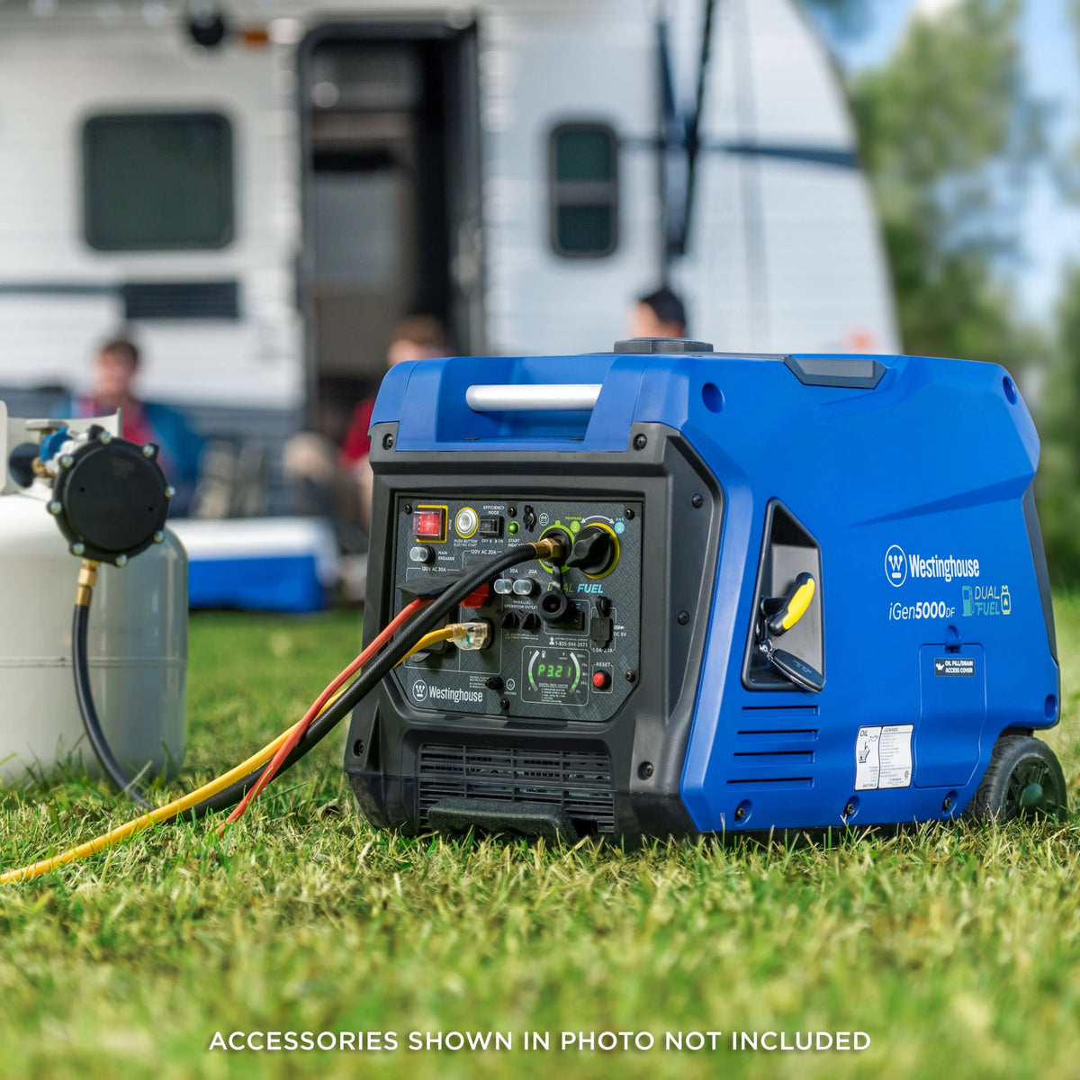 5000 Peak Watt Dual Fuel Portable Inverter Generator T53581