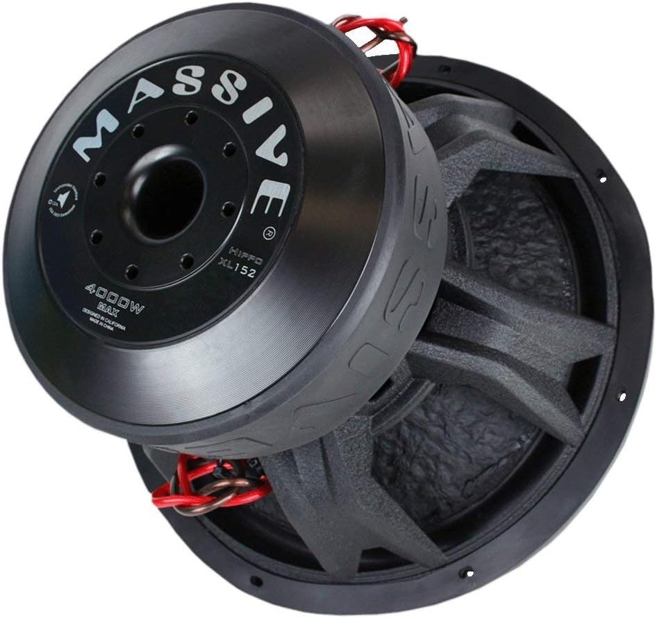 15 Inch 2000 Watt RMS Dual 2 Ohm Car Audio Subwoofer S45387