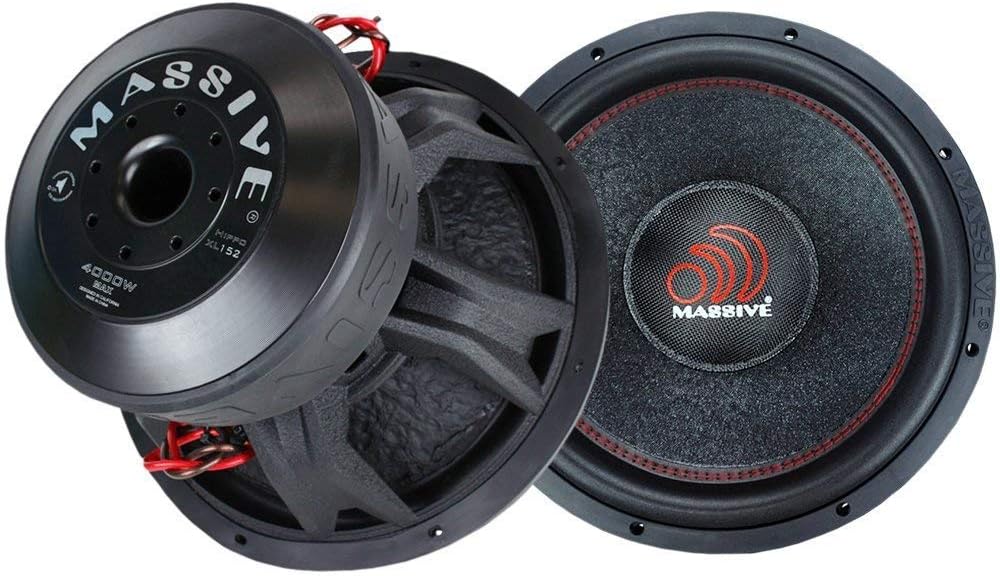 15 Inch 2000 Watt RMS Dual 2 Ohm Car Audio Subwoofer S45387