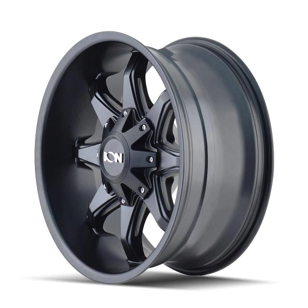 Satin Black 17x9 Milled Spokes Wheel K865