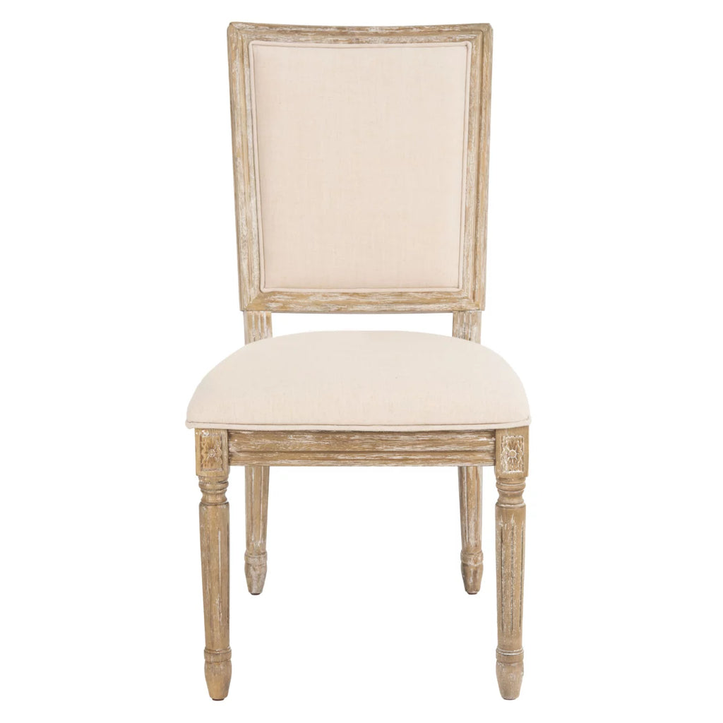 Beige Rustic Oak Side Chair E71773