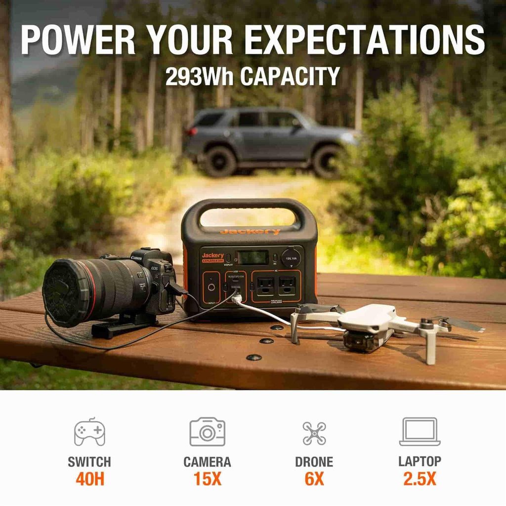 Portable Power Station 300W Solar Generator V820