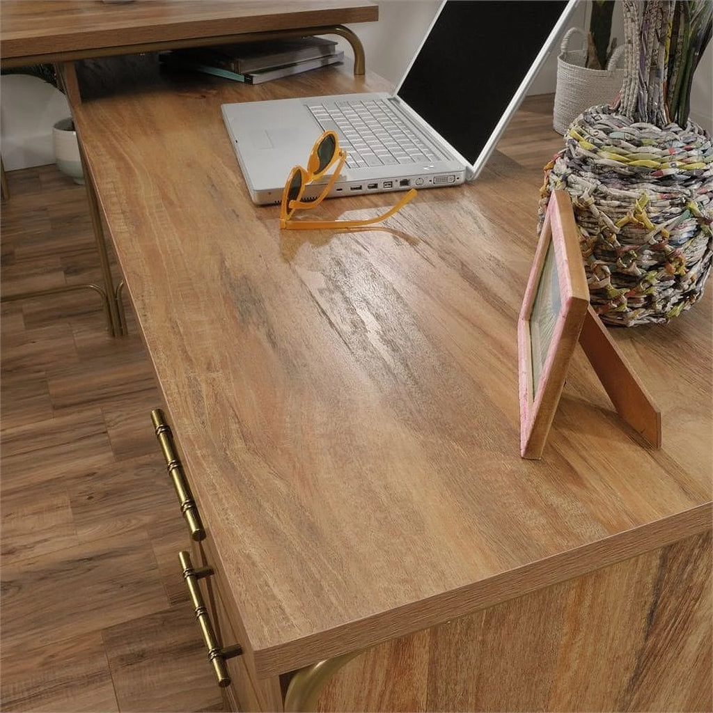L-Shaped Engineered Wood Desk M360