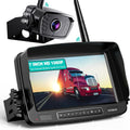 Wireless Backup Camera with 7 Inch Monitor, IP69 Waterproof, Support 2 Cameras Y45096