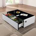 Smart Coffee Table with Built-in Fridge N6928